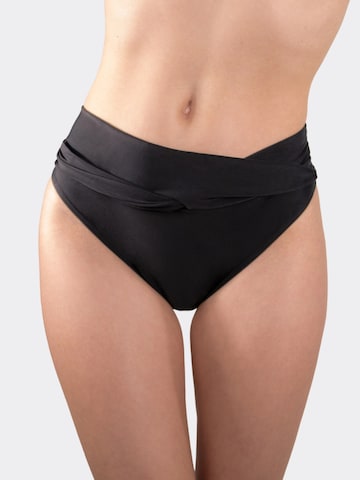 MYLILY Bikini Bottoms 'Bikini Hose mit Twist' in Black: front