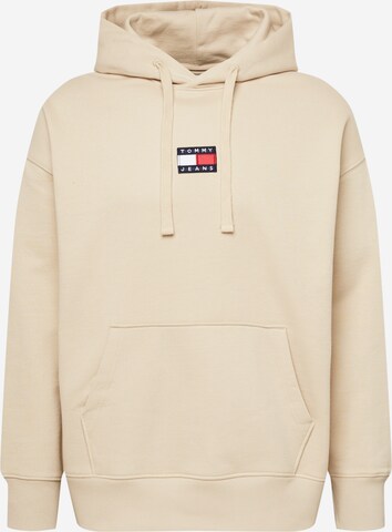 Tommy Jeans Collegepaita värissä beige: edessä