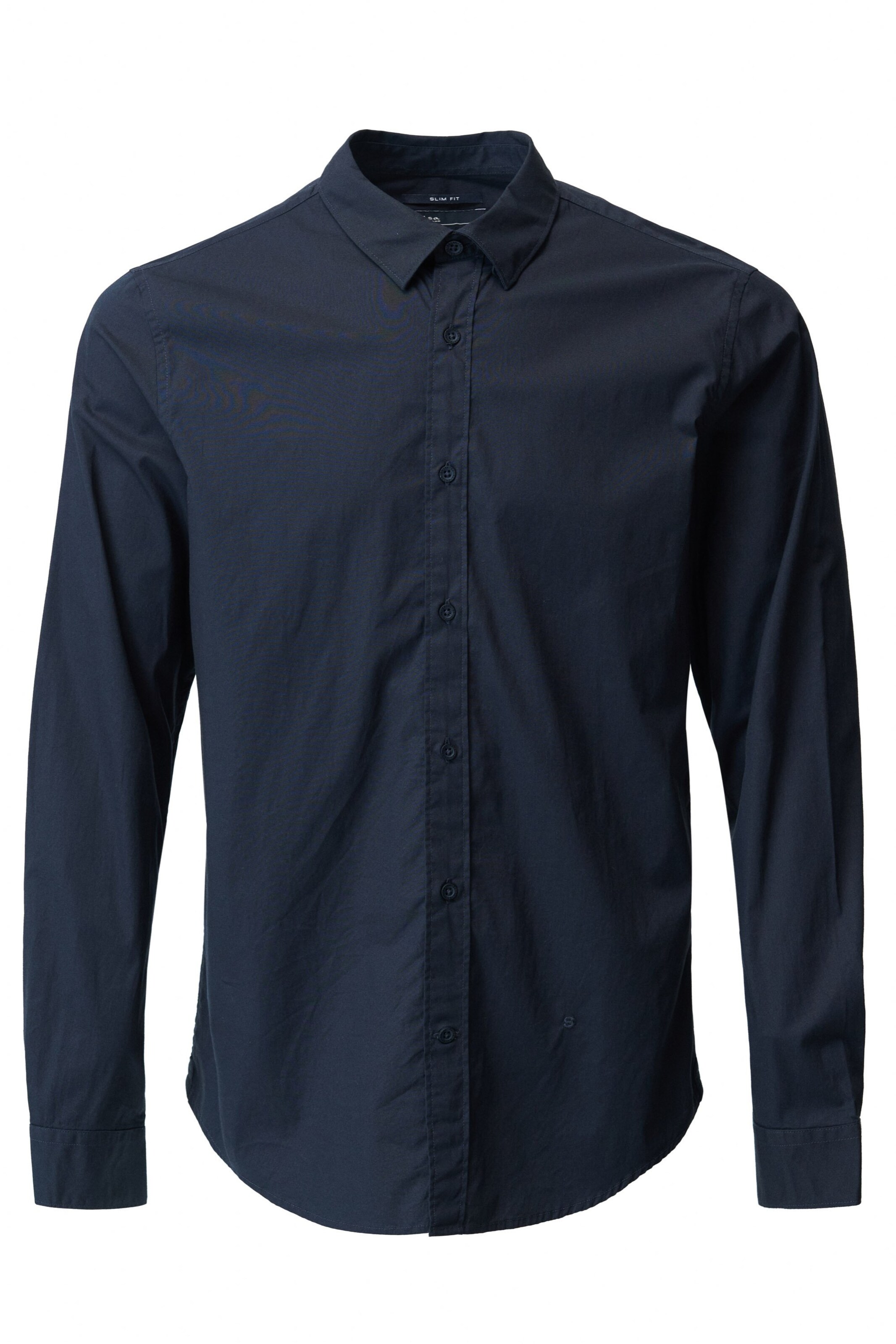 Salsa Jeans Overhemd 'Birmingham' in Blauw: voorkant