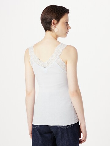 Haut rosemunde en blanc