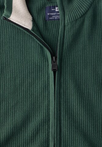 Street One MEN Strukturjacke in Grün