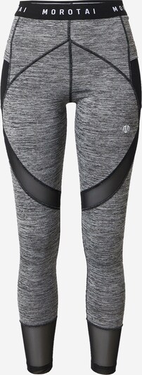 MOROTAI Sports trousers 'Naka' in mottled grey / Black / White, Item view