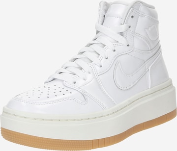 Jordan - Zapatillas deportivas altas 'Air Jordan 1' en blanco: frente