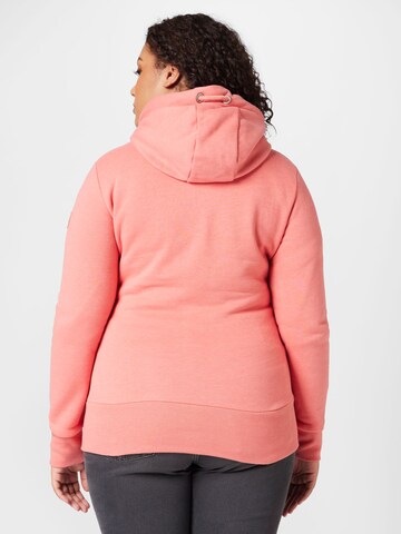 Ragwear Plus Bluza rozpinana 'NESKA' w kolorze różowy