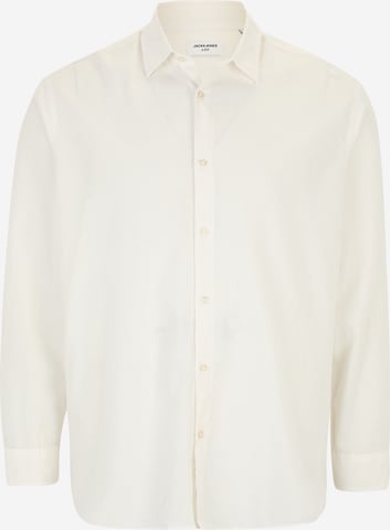 Camicia 'JJEBreeze' di Jack & Jones Plus in bianco: frontale