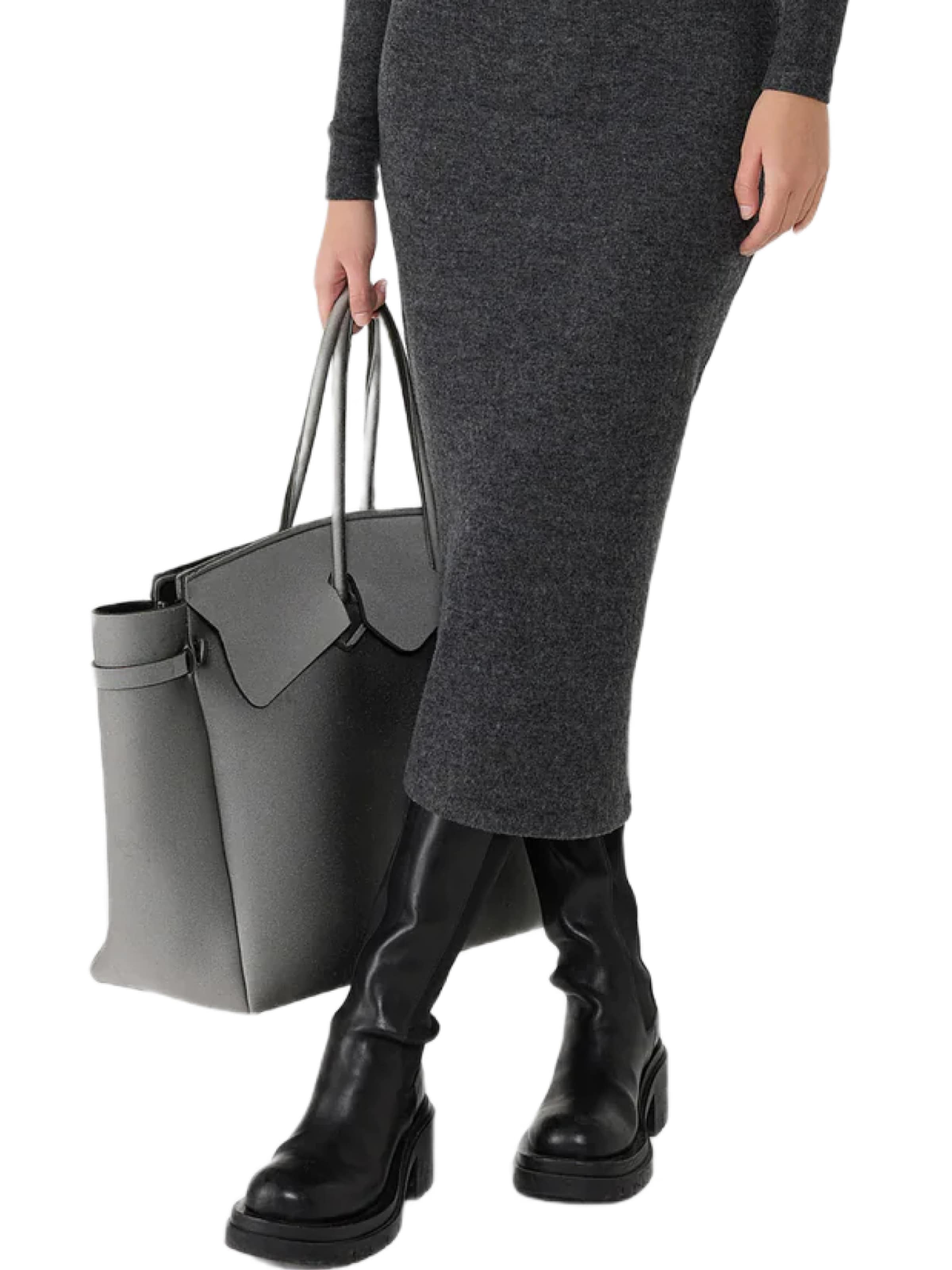 No Matter What Strickkleid in Schwarz