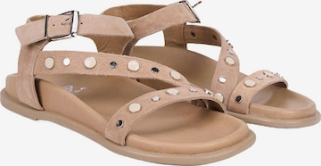 Sandales 'Sandalen' Desa en beige : devant