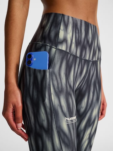 Hummel Skinny Sporthose 'Hiit  Intensity' in Grün