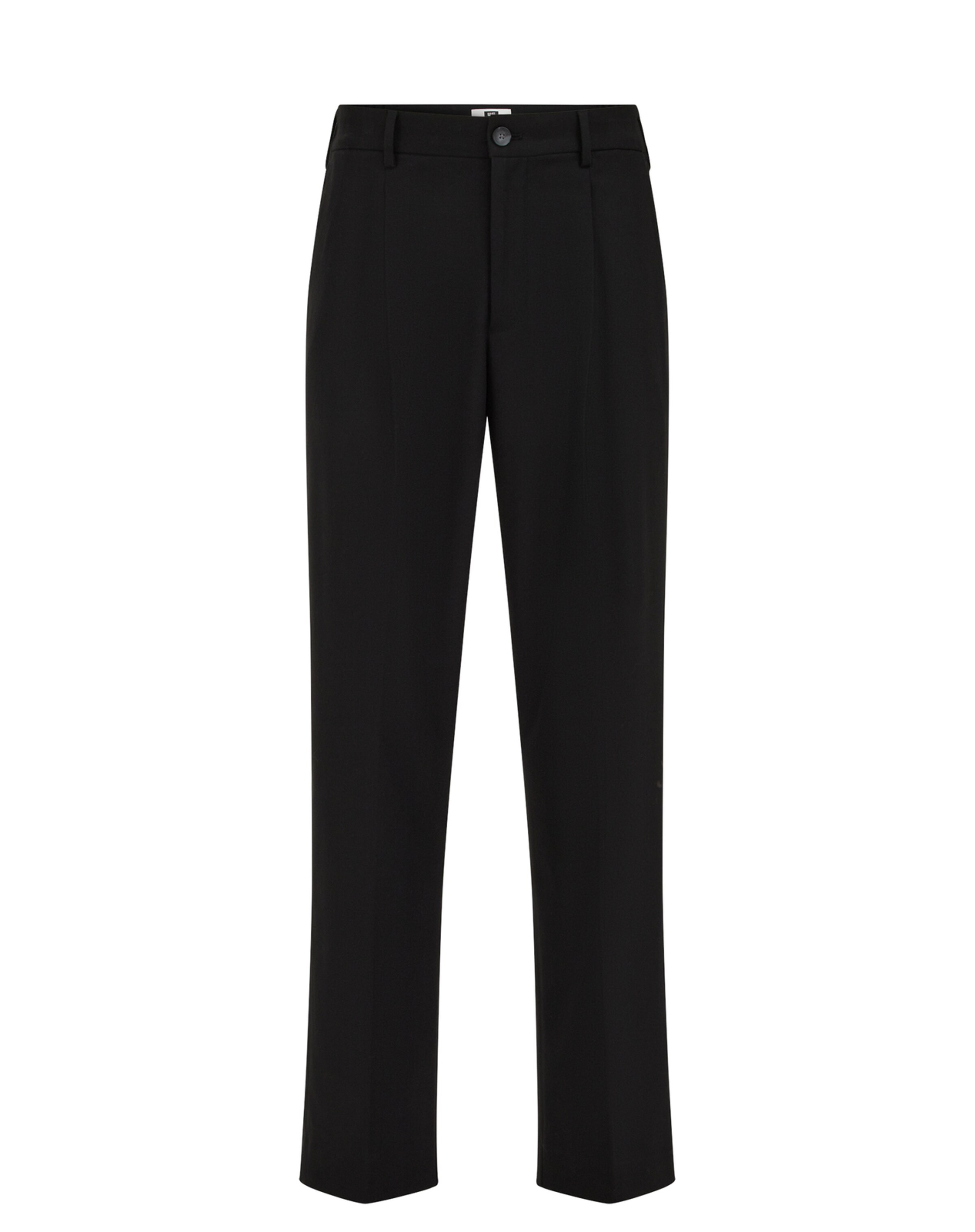 Loosefit Pantalon à pince WE Fashion en noir : devant