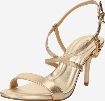 MICHAEL Michael Kors Sandalen met riem 'VERONICA' in Goud: voorkant