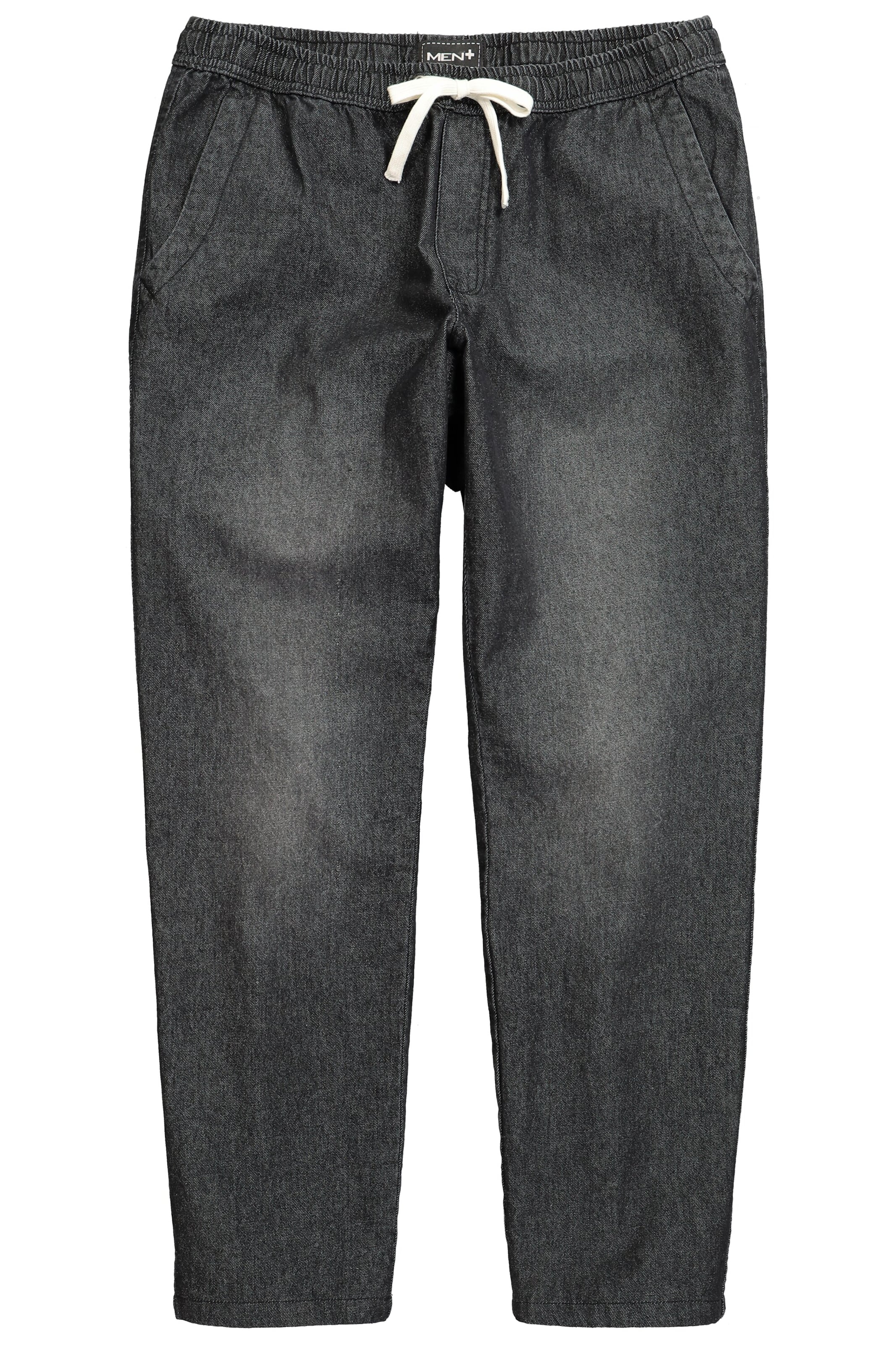 Men Plus Loose fit Jeans in Black: front