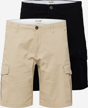 JACK & JONES Regular Broek 'Joe' in Beige: voorkant