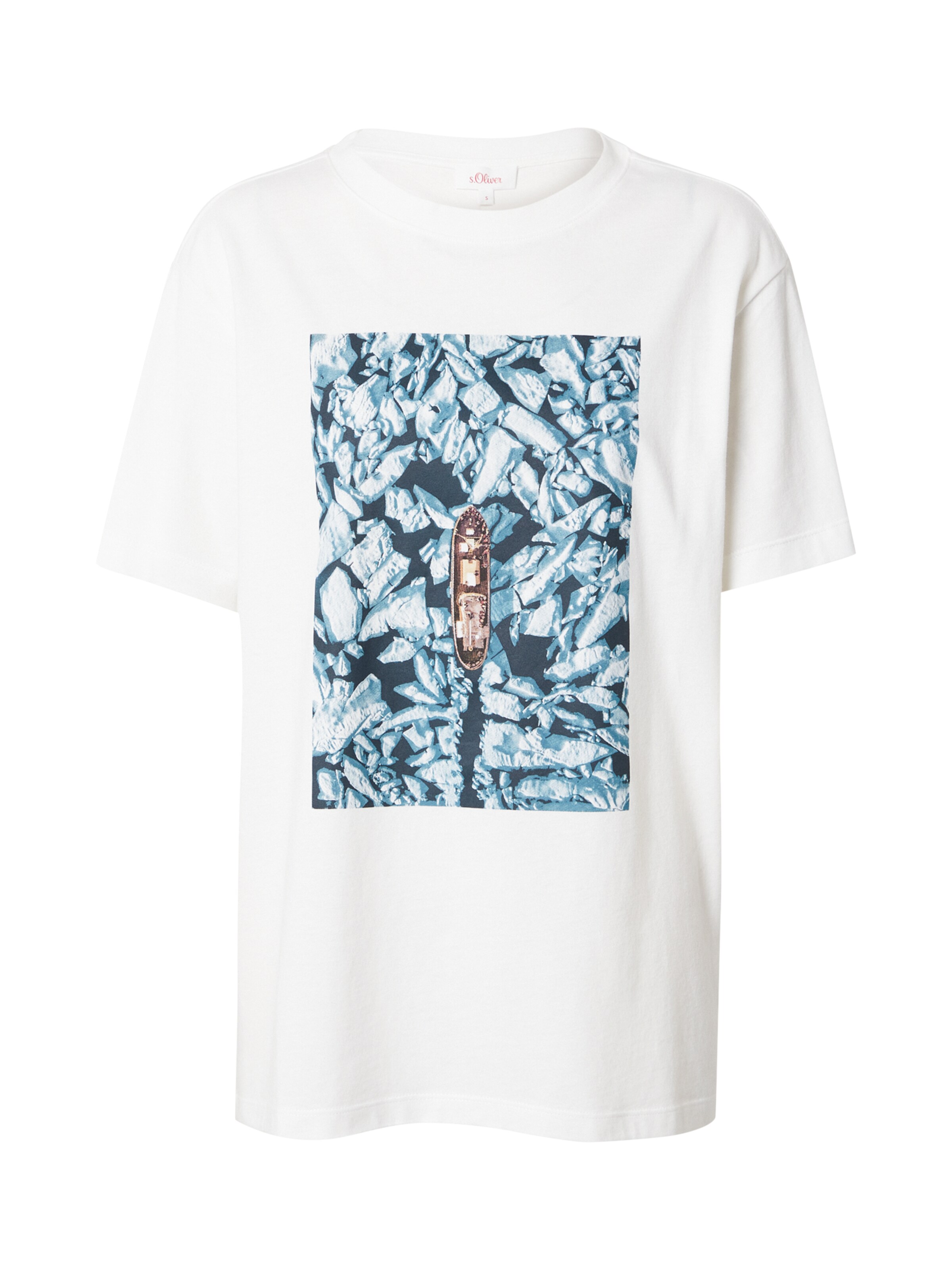 Frauen Shirts & Tops s.Oliver T-Shirt in Offwhite - GX86134 Frauen Shirts & Tops s.Oliver T-Shirt in Offwhite - GX86134