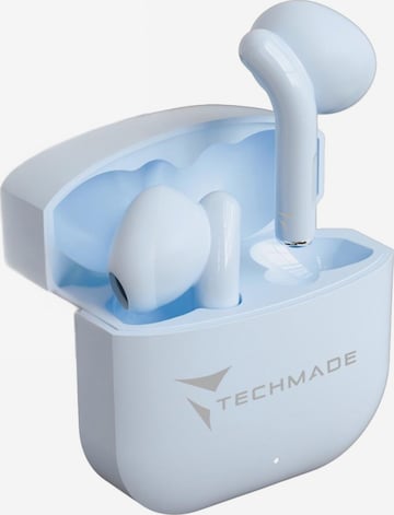 Casques 'Techmade AI Kabellose Ohrhörer' Techmade en bleu : devant