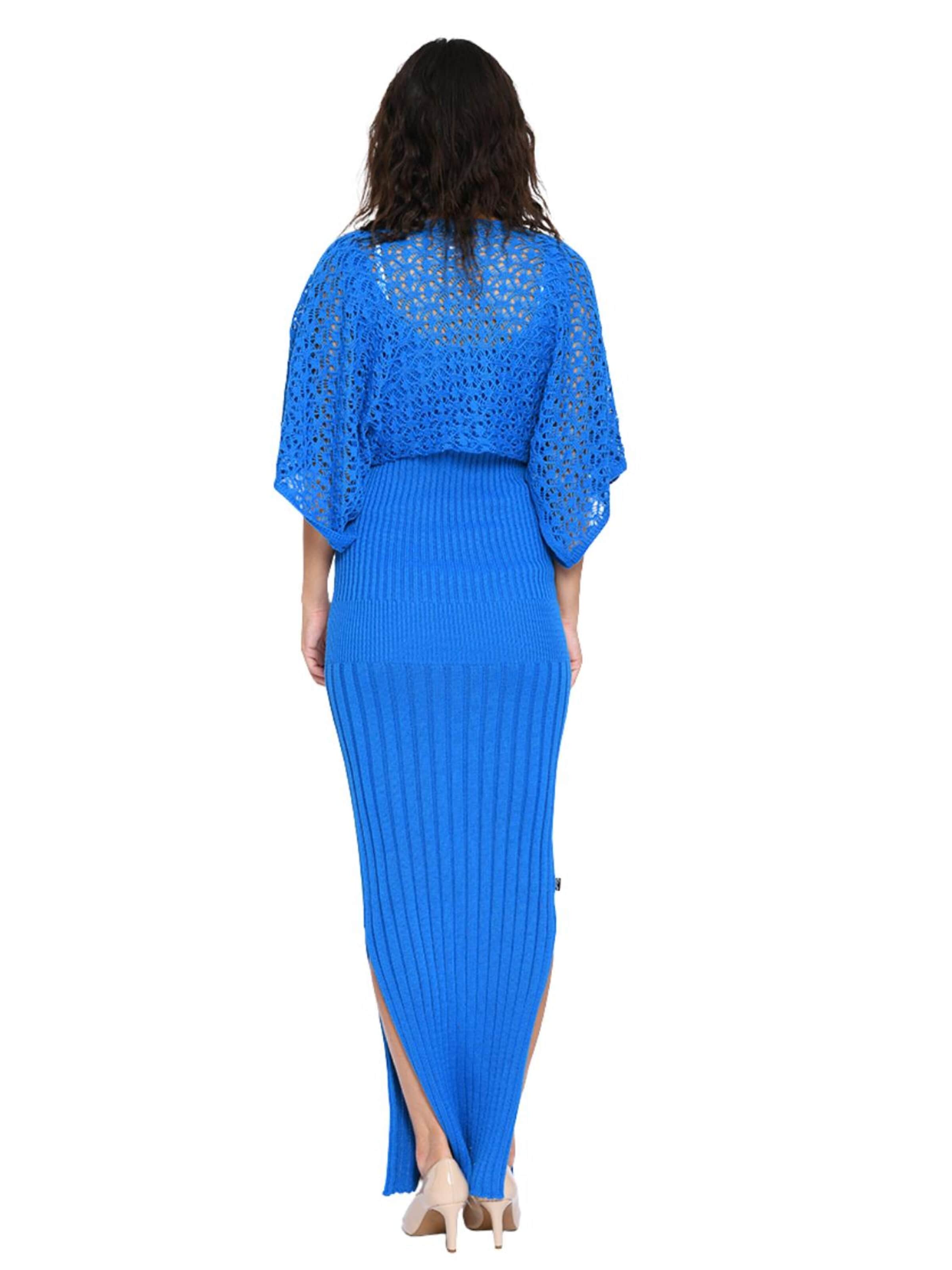 Süel knitwear - Top de punto 'Spider' en azul