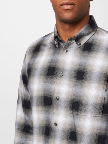 NN07 Regular fit Button Up Shirt 'Arne' in Grey