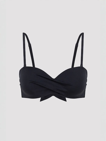Penti Bandeau Góra bikini 'Bikinioberteile' w kolorze czarny