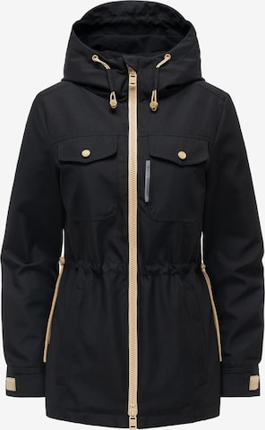 MARIKOO Parka 'Sohaa 16' in Schwarz: Vorderseite