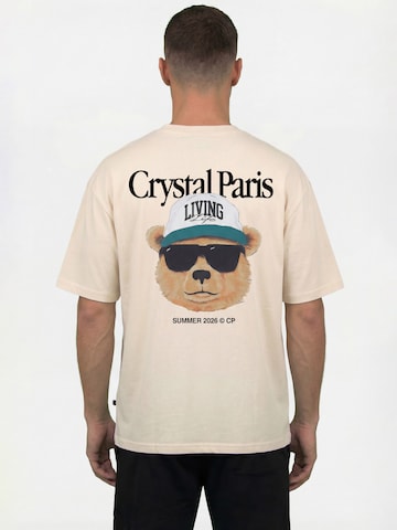 Crystal Paris Shirt 'Living Life' in Beige