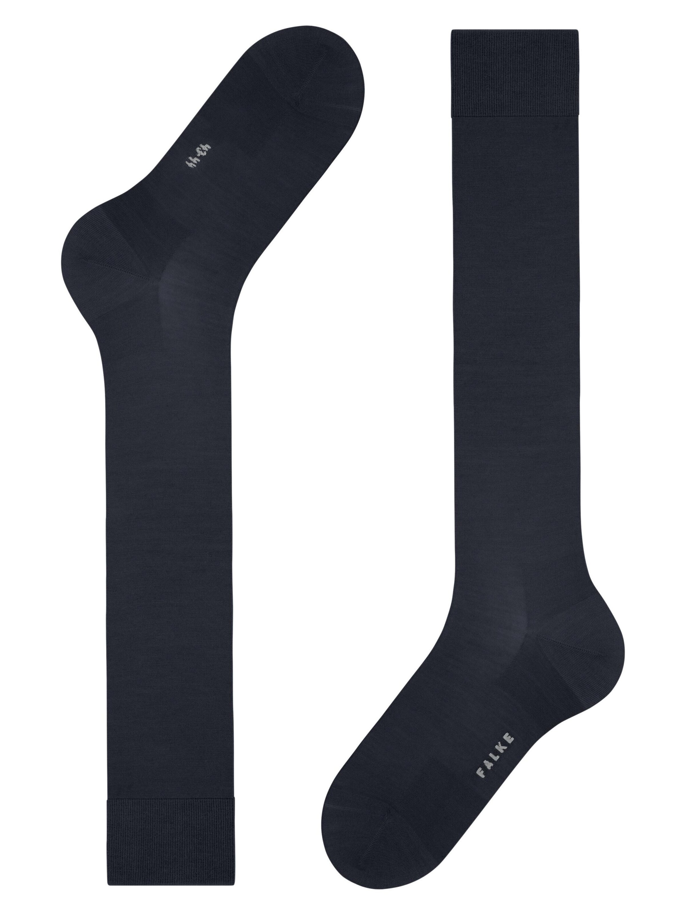 FALKE Knee High Socks 'ClimaWool' in Blue