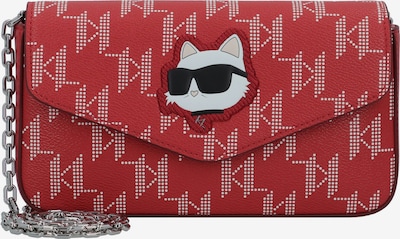 Karl Lagerfeld "Clutch" stila somiņa 'Ikonik 2.0', krāsa - sarkans / tumši sarkans / melns / balts, Preces skats