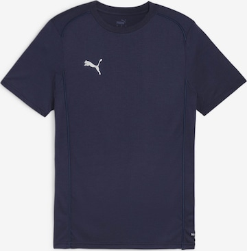 T-Shirt fonctionnel 'TeamFinal' PUMA en bleu : devant