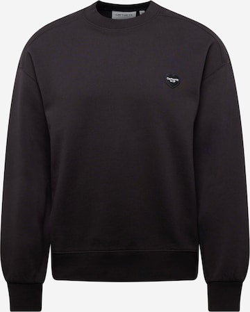 melns Carhartt WIP Sportisks džemperis: no priekšpuses