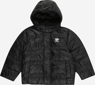 ADIDAS ORIGINALS Зимняя куртка в Черный: спереди