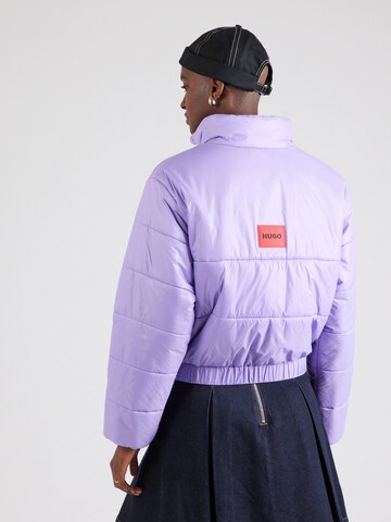 HUGO Between-season jacket in Purple