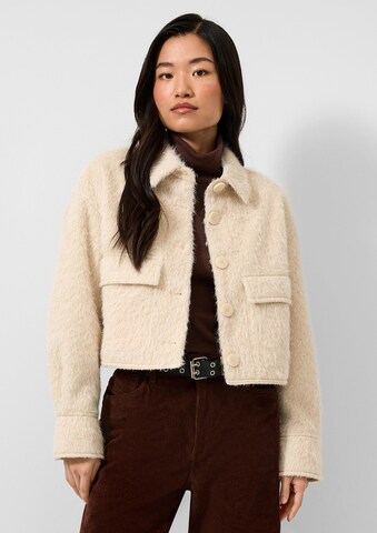 QS Tussenjas in Beige: voorkant