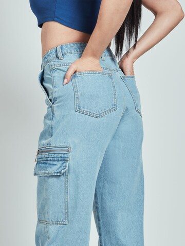 Wide leg Jeans 'Ines' di Katy Perry exclusive for ABOUT YOU in blu