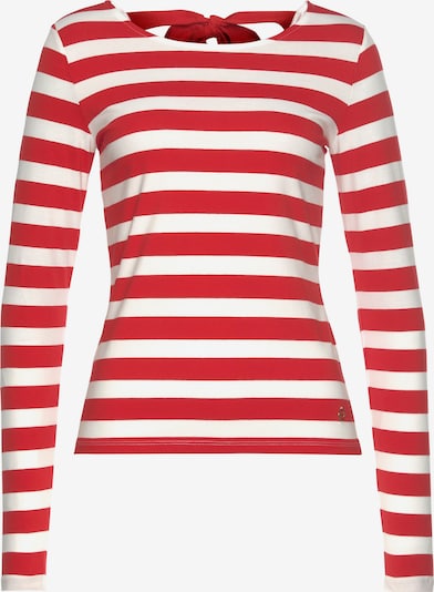 TAMARIS Shirt in Red / White, Item view