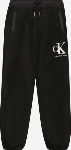 Effilé Pantalon Calvin Klein Jeans en noir : devant