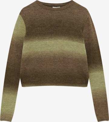 Pull&Bear Sweater in Green: front