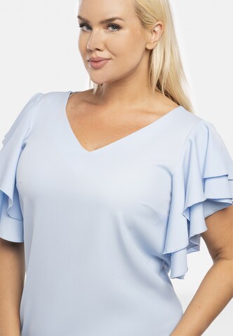 Karko Cocktailjurk 'ELIANA' in Blauw