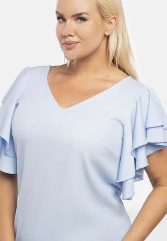 Robe de cocktail 'ELIANA' Karko en bleu