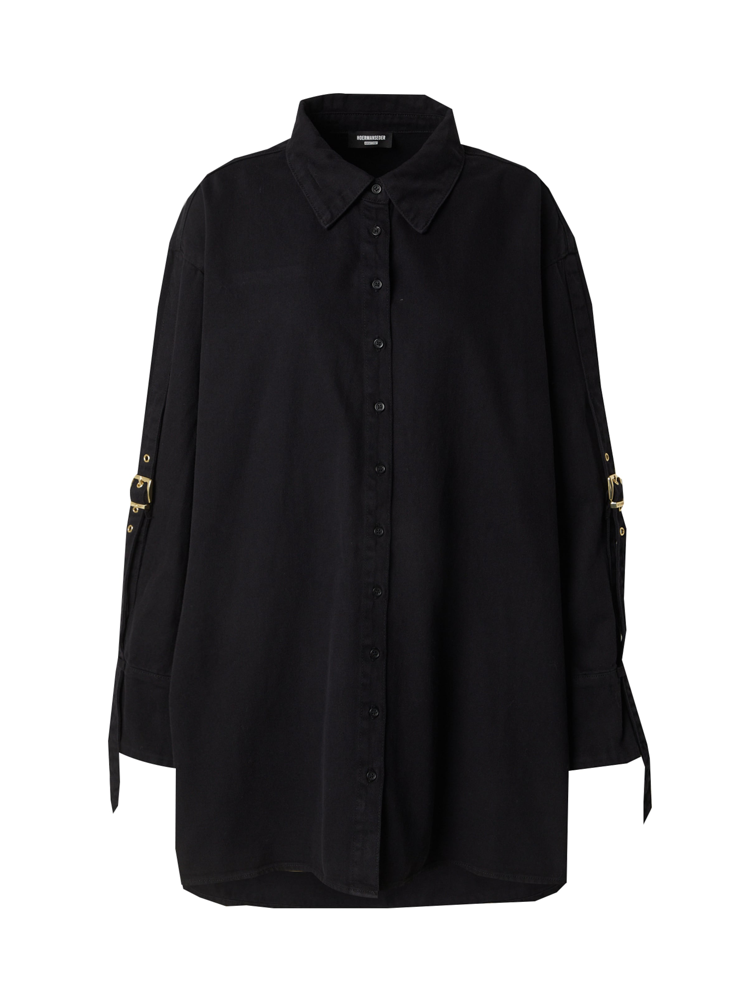 Hoermanseder Shirt dress in Black: front