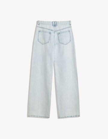Baggy Jeans de la Bershka pe albastru