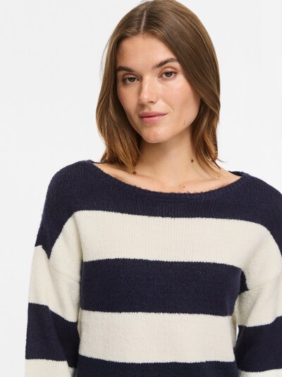 VILA Sweater 'VIJOLA' in XS in Dark blue / Off white, Item view
