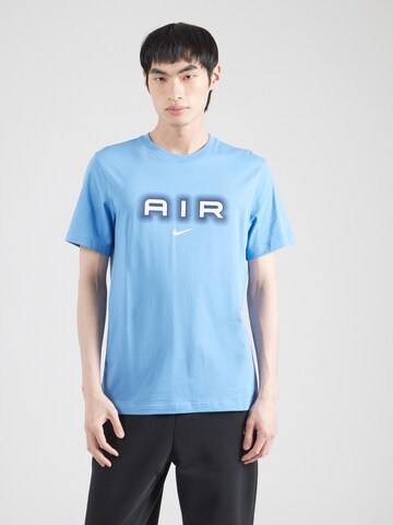 Nike Sportswear Shirt 'AIR' in Blue: front