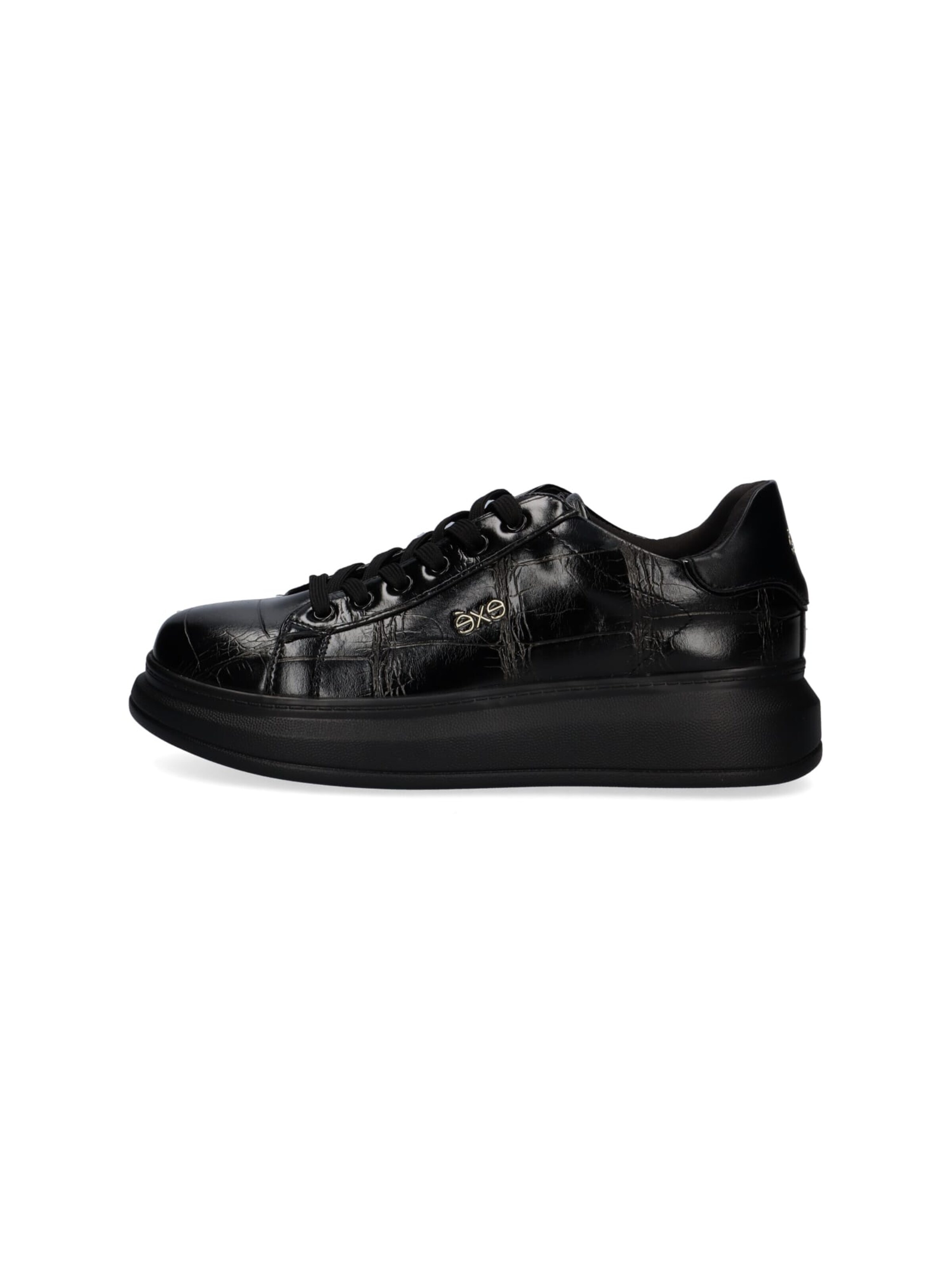 Baskets basses '66-22WEX166' EXE en noir : devant