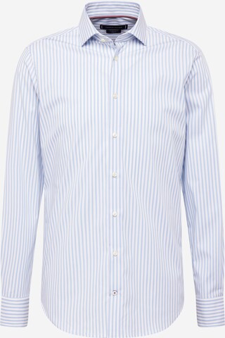 Coupe slim Chemise 'CLASSIC' Tommy Hilfiger Tailored en bleu : devant