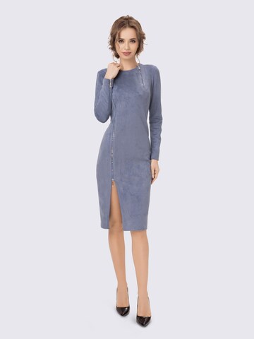 Anushka Sheath Dress in Blue