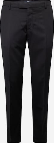 JOOP! Regular Trousers with creases '34Blayr' in Black: front