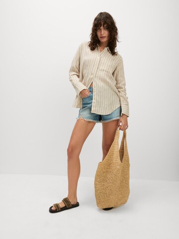 Maglietta di Marks & Spencer in beige: frontale