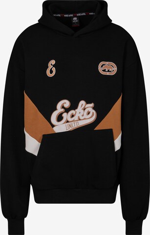 Ecko Unlimited Sweatshirt ' Ecko Unltd. VNTG' in Zwart: voorkant