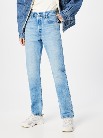 LEVI'S ® Slimfit Farmer '501 Jeans For Women' - kék: elől