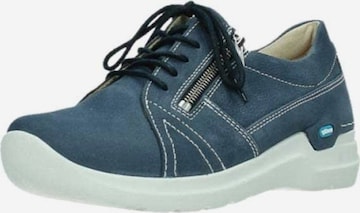 Wolky Lace-Up Shoes in Blue: front