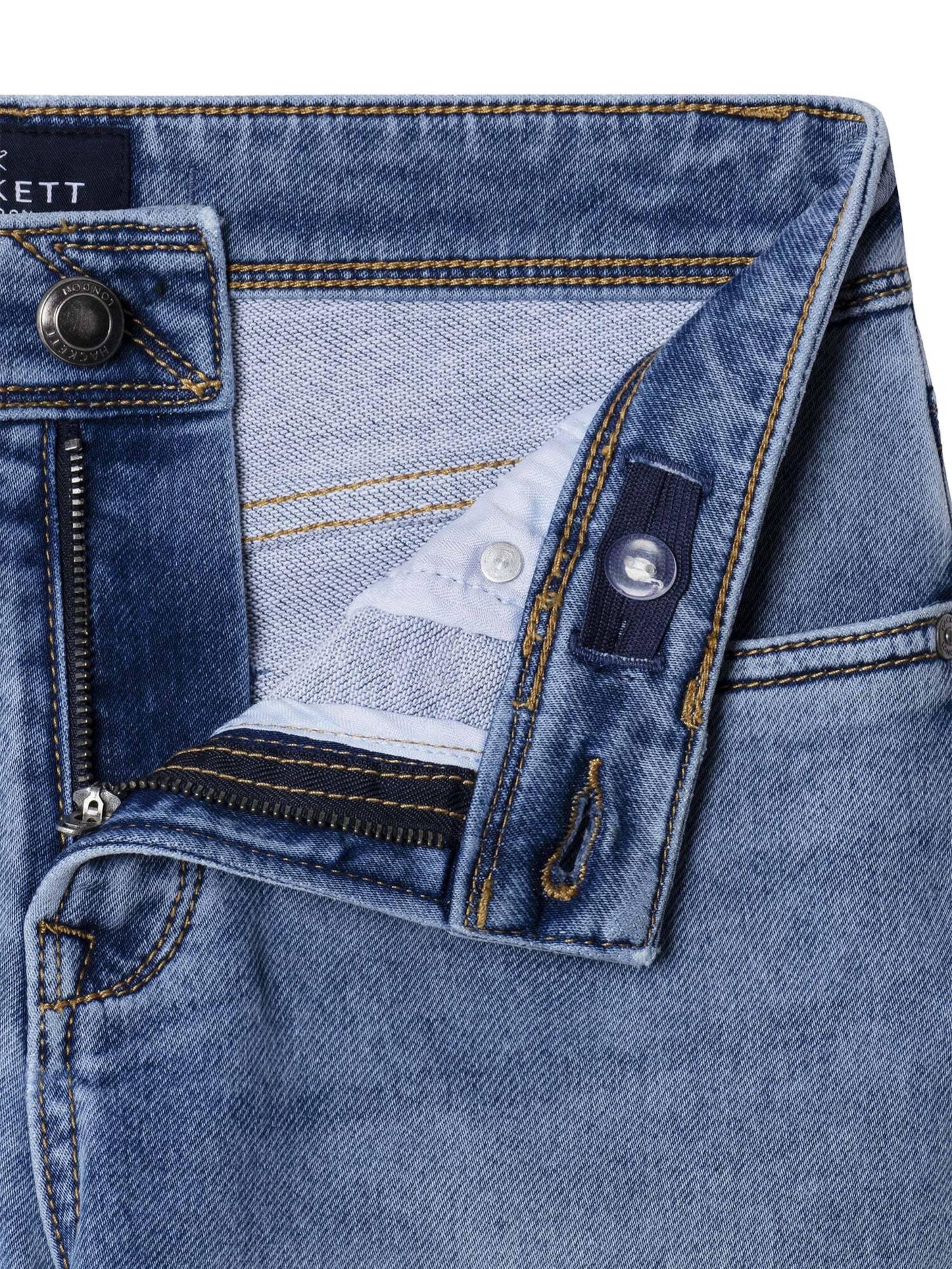 Hackett London Regular Jeans in Blauw