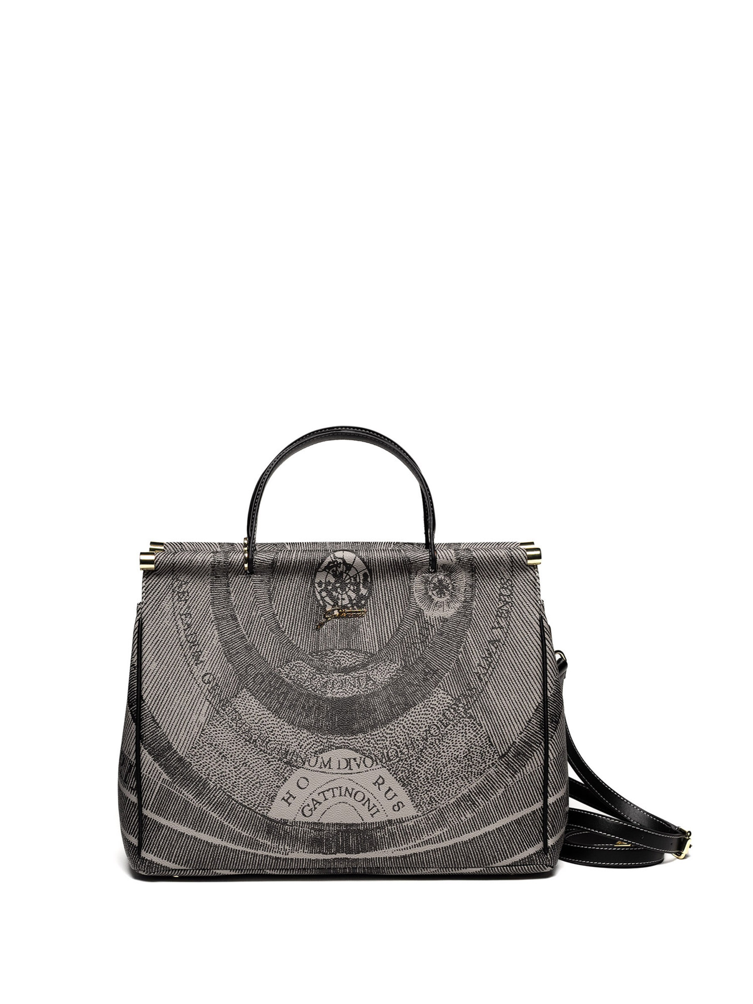 Gattinoni Handtas in Grijs: voorkant